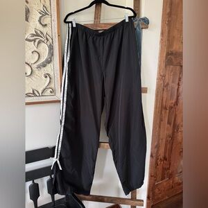 Wild Fable Track Pants with White Stripes and Bows Sz XXL